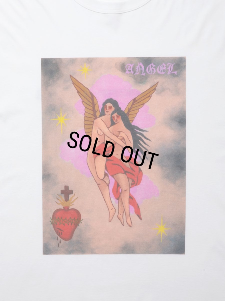 画像3: COOTIE PRODUCTIONS/Print S/S Tee（ANGEL）（White）［プリントT-24春夏］ (3)
