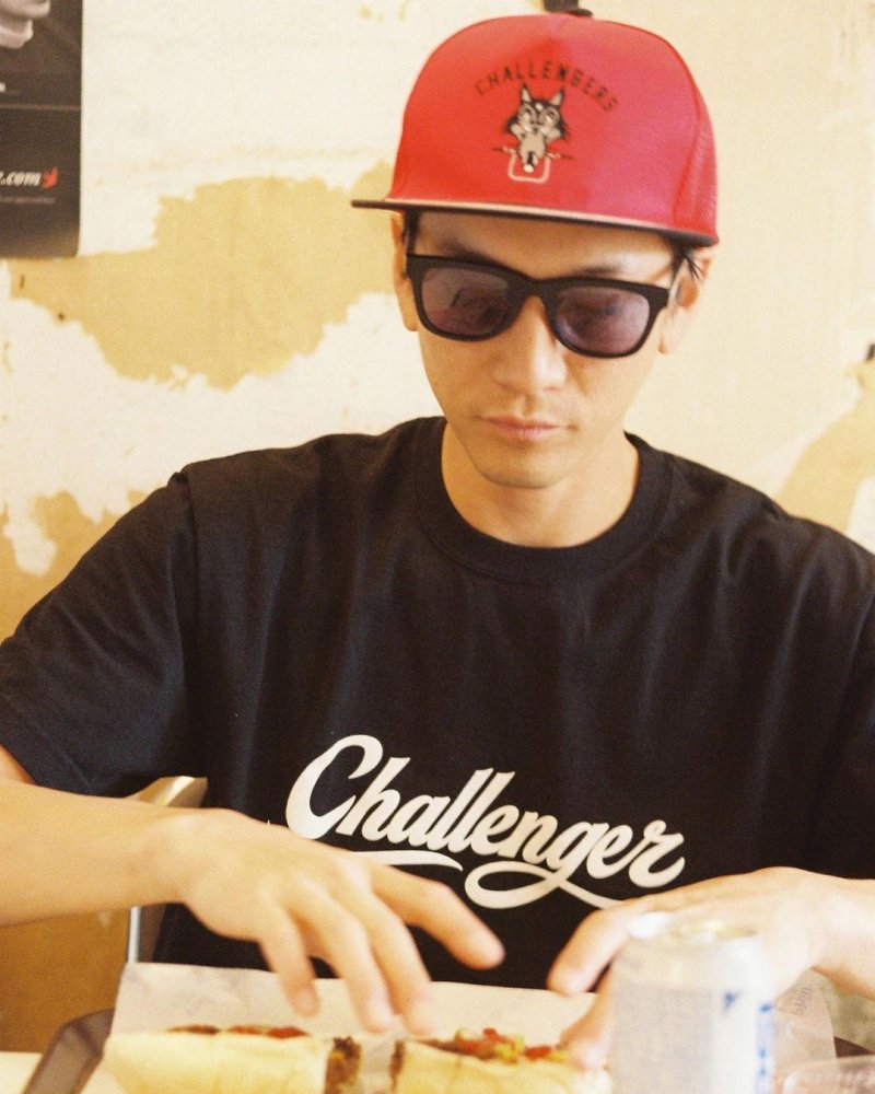 画像3: CHALLENGER/WOLF MC MESH CAP（RED）［ウルフMCメッシュキャップ-24春夏］