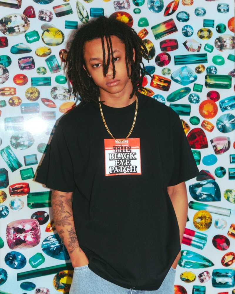 画像2: BlackEyePatch/DO NOT REMOVE LABEL TEE(BLACK)