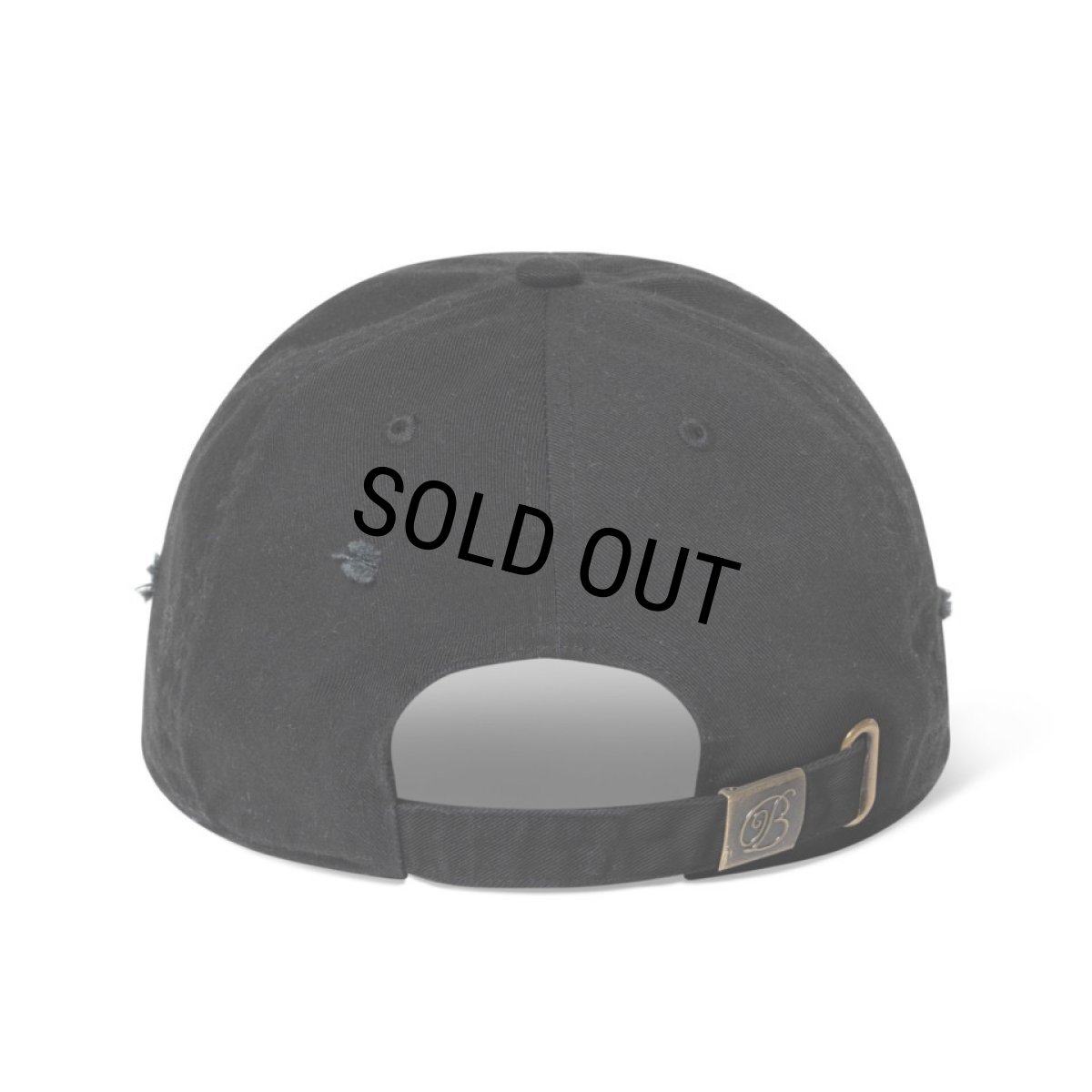 画像2: BlackEyePatch/BEP TIMES DAMAGED CAP（BLACK） (2)