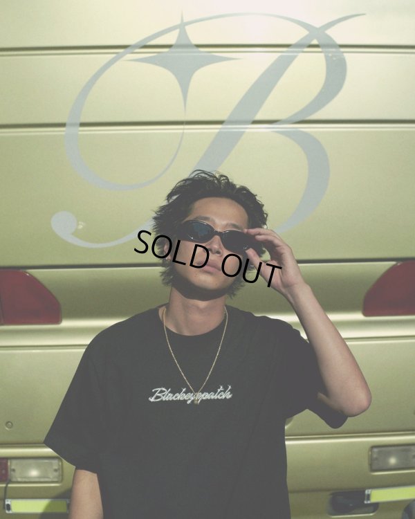 画像2: BlackEyePatch/CHROMED SCRIPT EMBLEM TEE（BLACK）