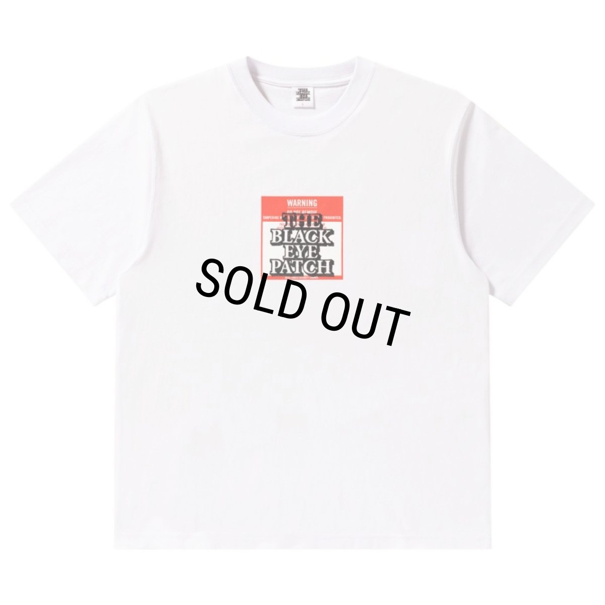 画像1: BlackEyePatch/DO NOT REMOVE LABEL TEE(WHITE) (1)
