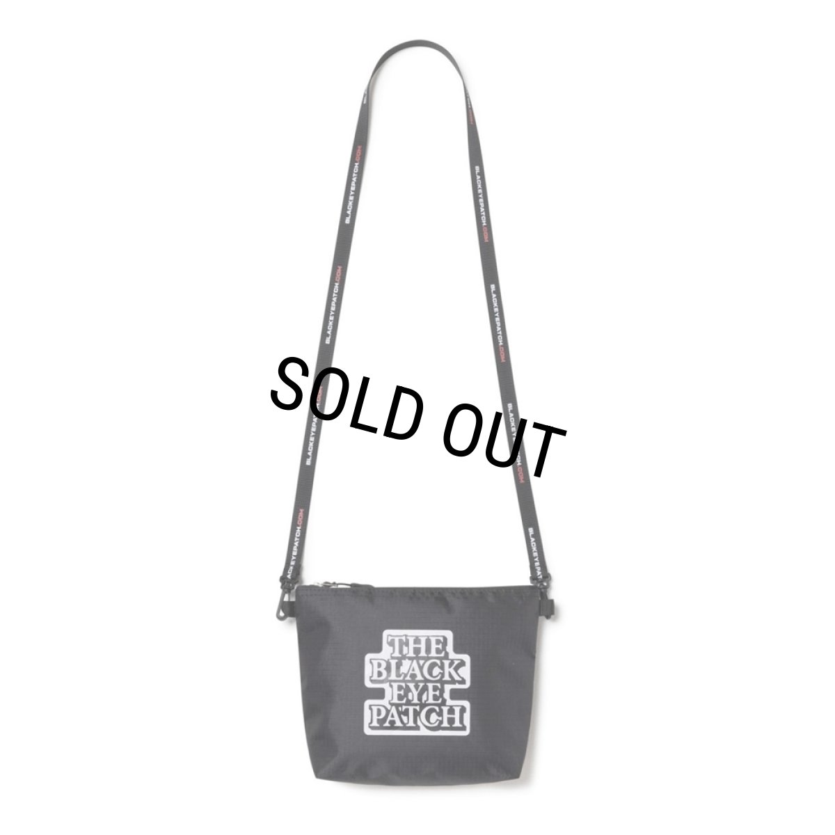 画像1: BlackEyePatch/OG LABEL NYLON SHOULDER POUCH（BLACK） (1)