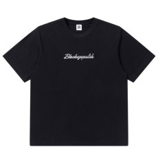 画像1: BlackEyePatch/CHROMED SCRIPT EMBLEM TEE（BLACK） (1)