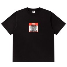 画像1: BlackEyePatch/DO NOT REMOVE LABEL TEE（BLACK） (1)
