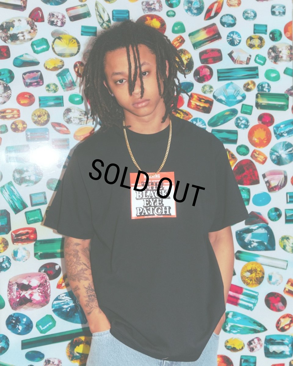 画像2: BlackEyePatch/DO NOT REMOVE LABEL TEE（BLACK） (2)