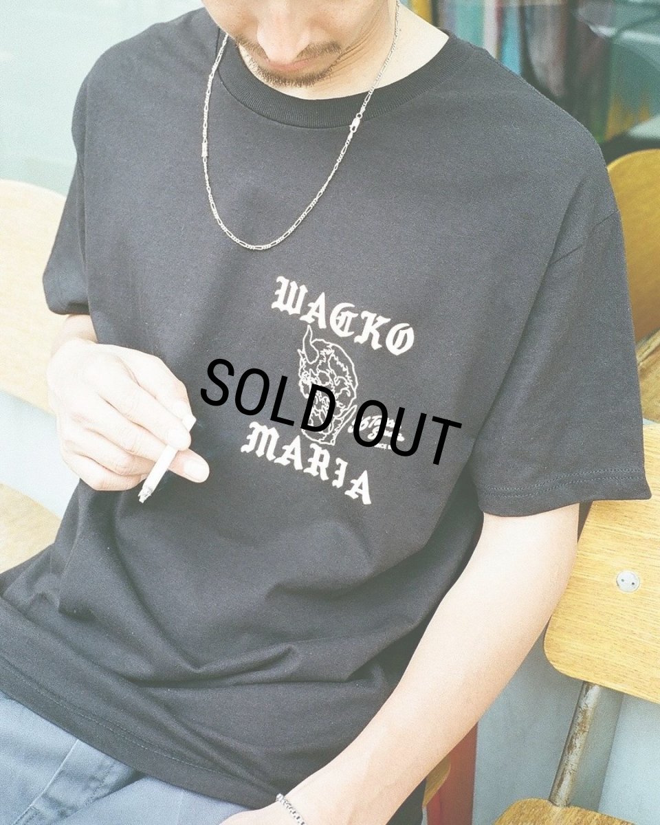 画像2: WACKO MARIA/56 TATTOO STUDIO / T-SHIRT（BLACK）［プリントT-24春夏］ (2)