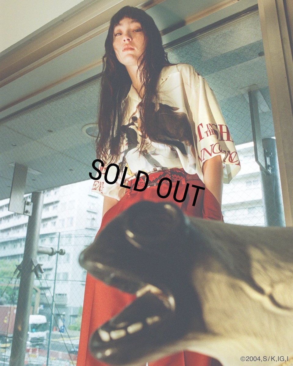 画像4: WACKO MARIA/GHOST IN THE SHELL 2 INNOCENCE / 攻殻機動隊 / HAWAIIAN SHIRT（WHITE）［ハワイアンシャツ-24春夏］ (4)