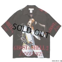 WACKO MARIA/GHOST IN THE SHELL 2 INNOCENCE / 攻殻機動隊 / HAWAIIAN SHIRT（BLACK）［ハワイアンシャツ-24春夏］