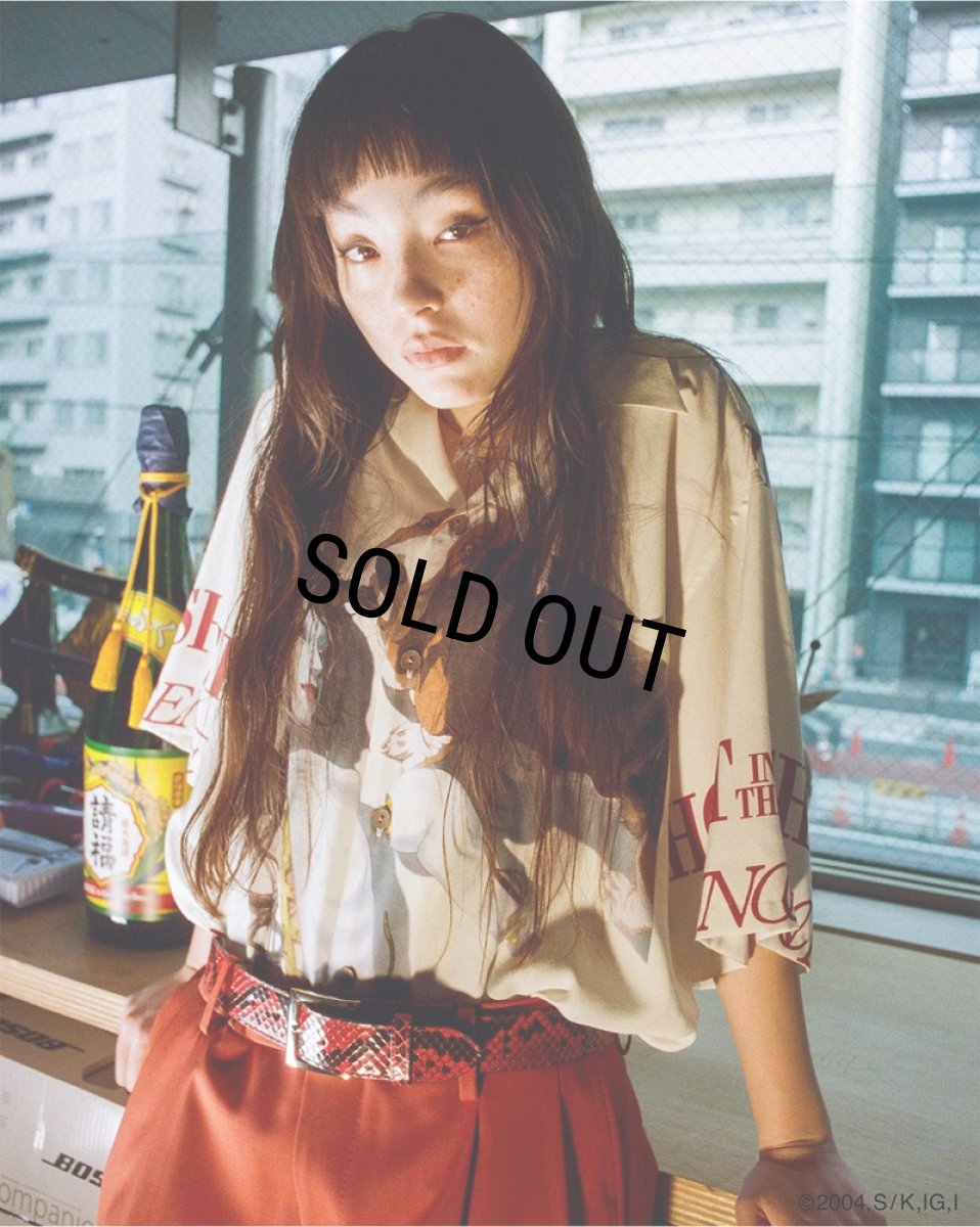 画像3: WACKO MARIA/GHOST IN THE SHELL 2 INNOCENCE / 攻殻機動隊 / HAWAIIAN SHIRT（WHITE）［ハワイアンシャツ-24春夏］ (3)