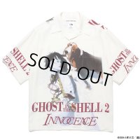 WACKO MARIA/GHOST IN THE SHELL 2 INNOCENCE / 攻殻機動隊 / HAWAIIAN SHIRT（WHITE）［ハワイアンシャツ-24春夏］