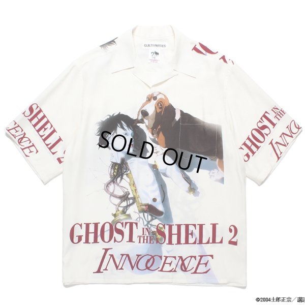 画像1: WACKO MARIA/GHOST IN THE SHELL 2 INNOCENCE / 攻殻機動隊 / HAWAIIAN SHIRT（WHITE）［ハワイアンシャツ-24春夏］