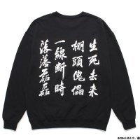 WACKO MARIA/GHOST IN THE SHELL 2 INNOCENCE / 攻殻機動隊 / SWEAT SHIRT（BLACK）［クルースウェット-24春夏］