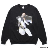 WACKO MARIA/GHOST IN THE SHELL 2 INNOCENCE / 攻殻機動隊 / SWEAT SHIRT（BLACK）［クルースウェット-24春夏］