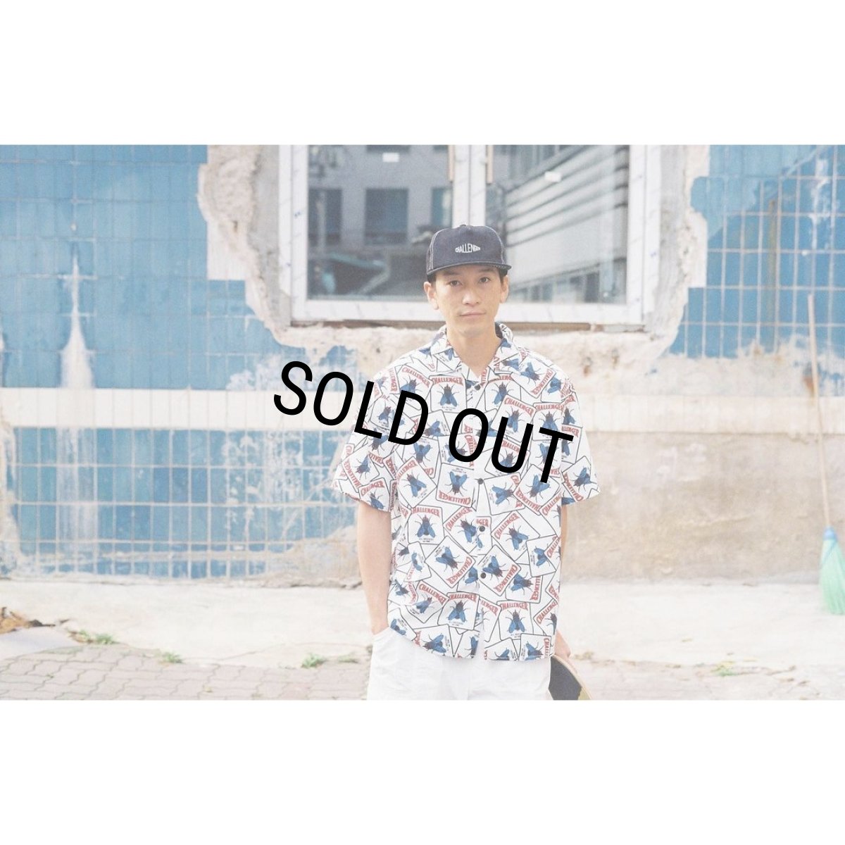 画像6: CHALLENGER/S/S FLY SHIRT（WHITE）［フライシャツ-24春夏］ (6)