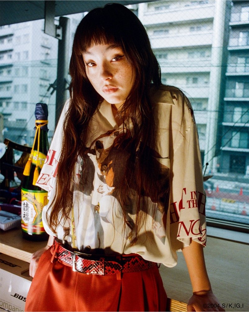 画像3: WACKO MARIA/GHOST IN THE SHELL 2 INNOCENCE / 攻殻機動隊 / HAWAIIAN SHIRT（WHITE）［ハワイアンシャツ-24春夏］