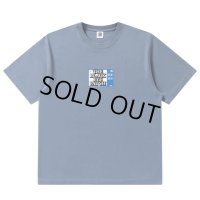 BlackEyePatch/SCHEDULED DELIVERY LABEL TEE（DARK BLUE）