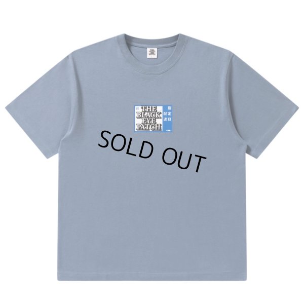画像1: BlackEyePatch/SCHEDULED DELIVERY LABEL TEE（DARK BLUE）