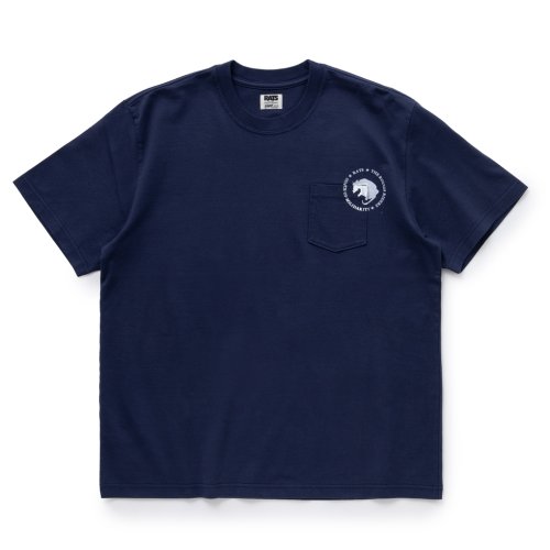 他の写真1: 【30%OFF】RATS/CIRCLE POCKET TEE（NAVY）［プリントポケT-24春夏］
