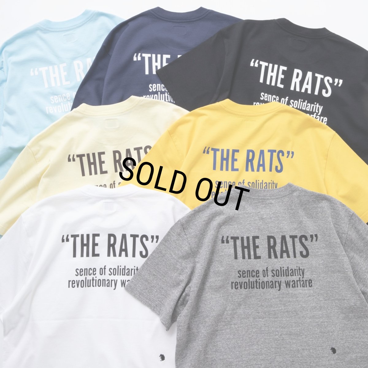 画像2: RATS/CIRCLE POCKET TEE（L.YELLOW）［プリントポケT-24春夏］ (2)