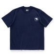 画像1: 【30%OFF】RATS/CIRCLE POCKET TEE（NAVY）［プリントポケT-24春夏］ (1)
