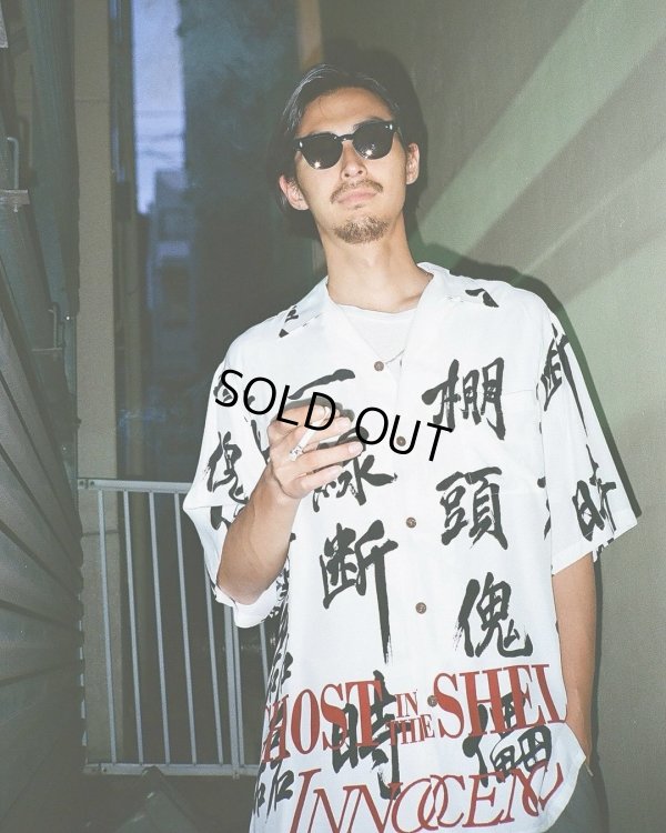 画像2: WACKO MARIA/GHOST IN THE SHELL 2 INNOCENCE / 攻殻機動隊 / HAWAIIAN SHIRT（WHITE）［ハワイアンシャツ-24春夏］