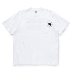 画像1: 【30%OFF】RATS/CIRCLE POCKET TEE（WHITE）［プリントポケT-24春夏］ (1)