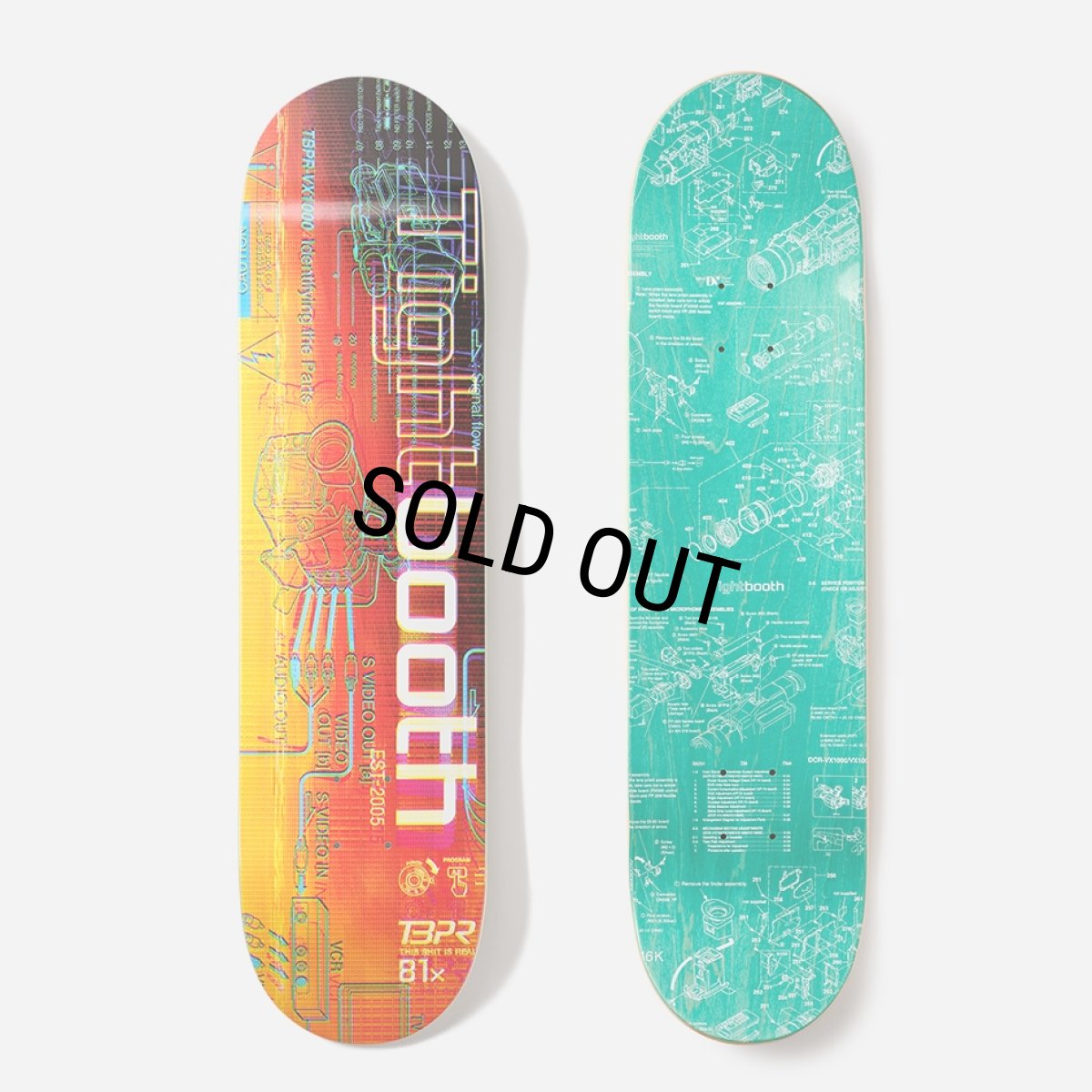 画像1: 【30%OFF】TIGHTBOOTH/ANALYZE 2［スケートデッキ-24夏］ (1)