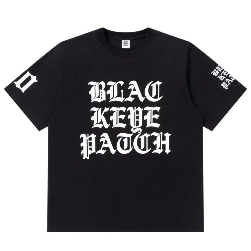 画像1: BlackEyePatch/HEAVY BLACKLETTERS TEE（BLACK）
