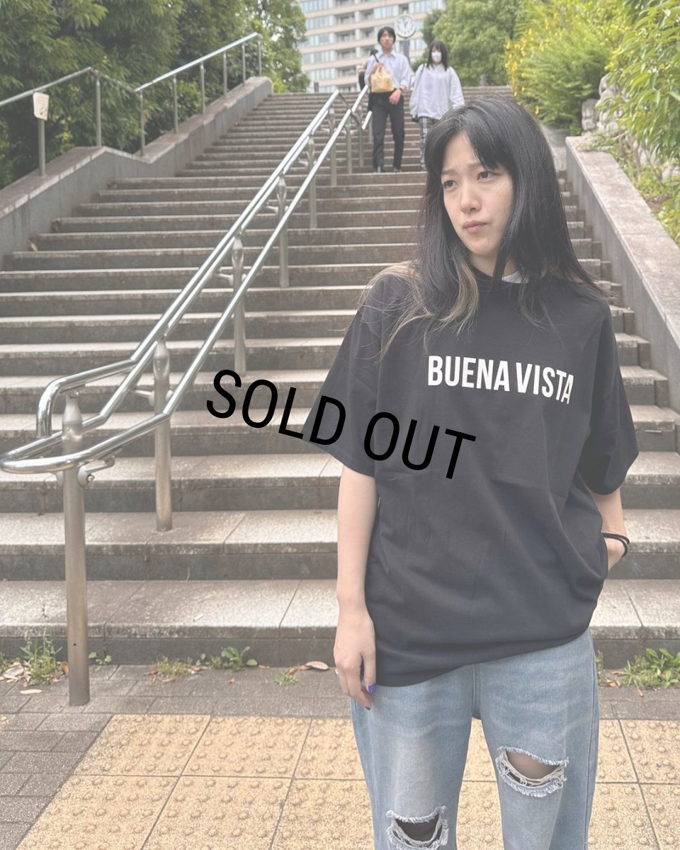 画像3: BUENA VISTA/BUENA VISTA LOGO tee（BLACK）［プリントT-24春夏］ (3)