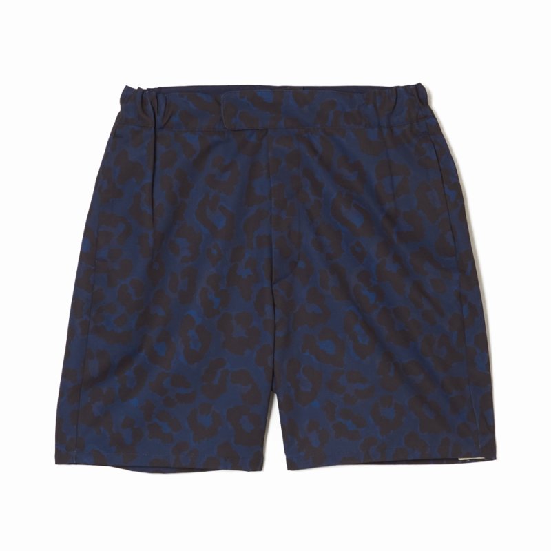 画像1: BUENA VISTA/Leopard half pants（NAVY）［レオパードハーフパンツ-24春夏］
