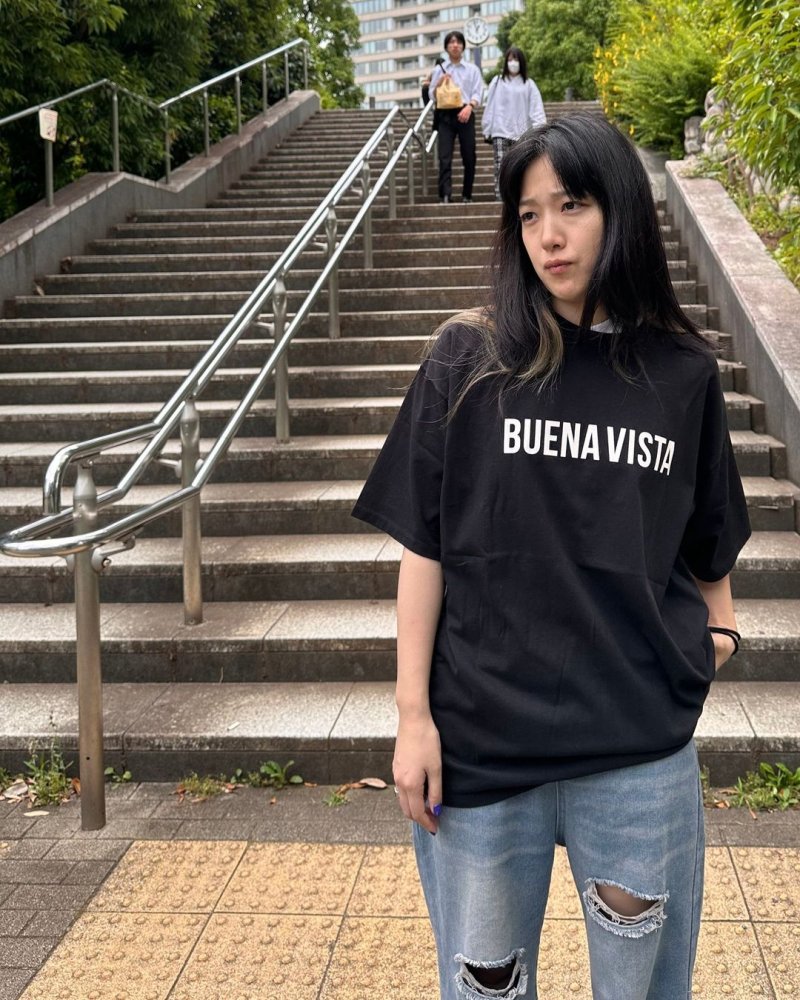 画像3: BUENA VISTA/BUENA VISTA LOGO tee（BLACK）［プリントT-24春夏］