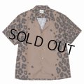 BUENA VISTA/Leopard bowling shirt（BEIGE）［レオパードボーリングシャツ-24春夏］