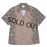 BUENA VISTA/Leopard bowling shirt（BEIGE）［レオパードボーリングシャツ-24春夏］