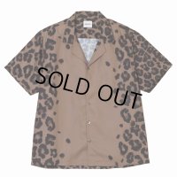 BUENA VISTA/Leopard bowling shirt（BEIGE）［レオパードボーリングシャツ-24春夏］
