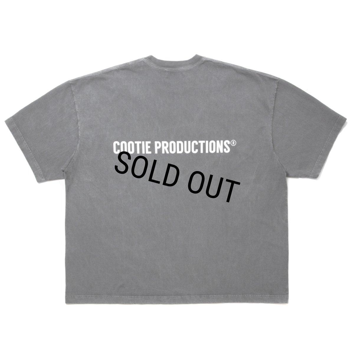 画像2: COOTIE PRODUCTIONS/Pigment Dyed S/S Tee（Black）［ピグメントダイT-24春夏］ (2)