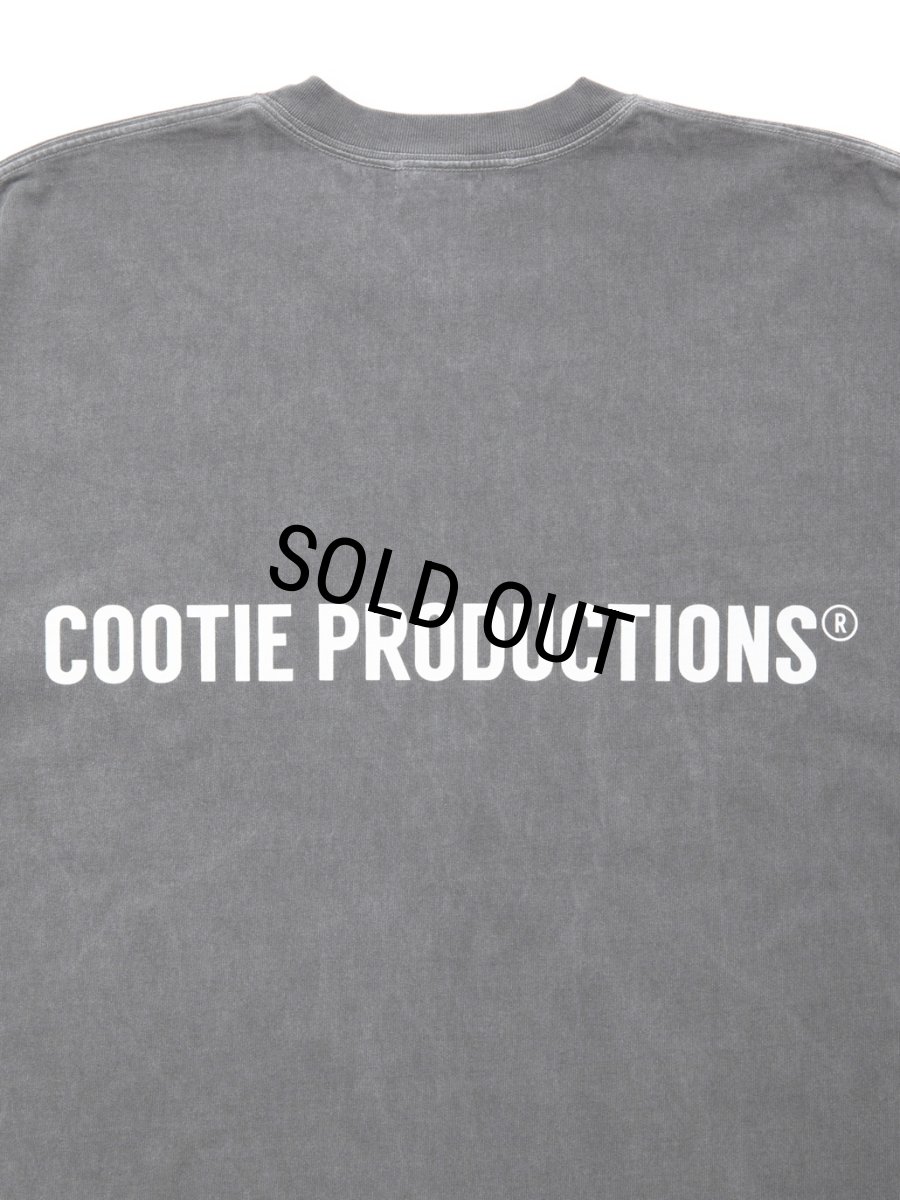 画像3: COOTIE PRODUCTIONS/Pigment Dyed S/S Tee（Black）［ピグメントダイT-24春夏］ (3)