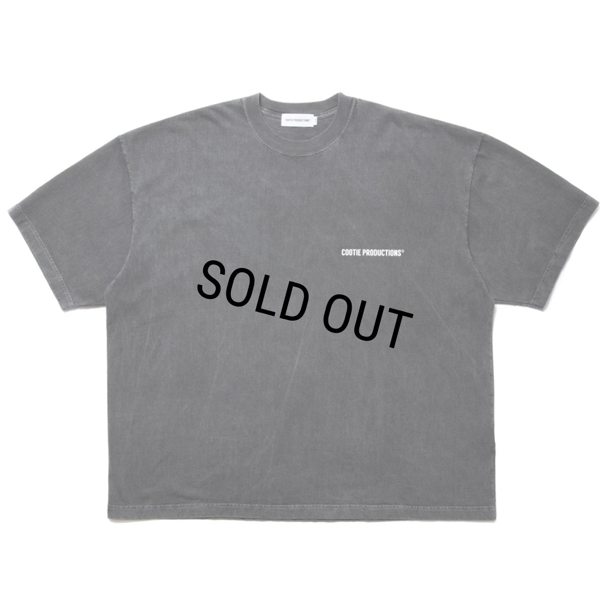画像1: COOTIE PRODUCTIONS/Pigment Dyed S/S Tee（Black）［ピグメントダイT-24春夏］ (1)