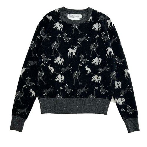 他の写真1: 【30%OFF】DAIRIKU/"ZOO" Tite Pullover Knit（Black）［タイトニット-24秋冬］