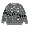 【30%OFF】DAIRIKU/"ZOO" Oversized Pullover Knit（Black）［オーバーサイズニット-24秋冬］