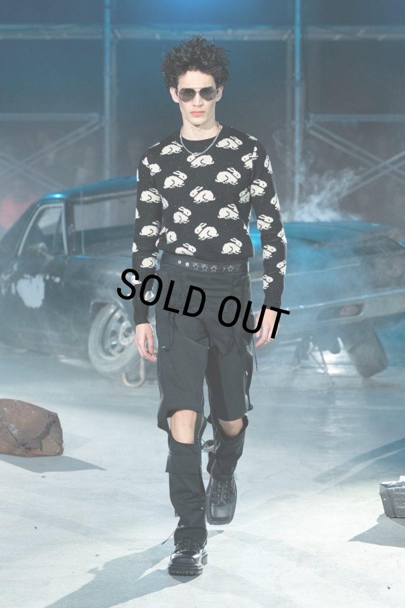 画像2: 【30%OFF】DAIRIKU/"Rabbit" Tite Pullover Knit（Black）［タイトニット-24秋冬］ (2)