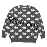 【30%OFF】DAIRIKU/"Rabbit" Oversized Pullover Knit（Black）［オーバーサイズニット-24秋冬］