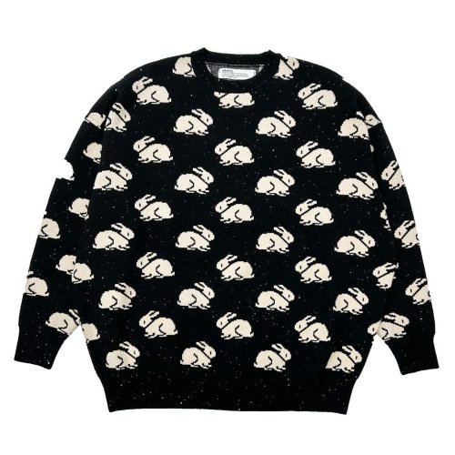 他の写真1: 【30%OFF】DAIRIKU/"Rabbit" Oversized Pullover Knit（Black）［オーバーサイズニット-24秋冬］