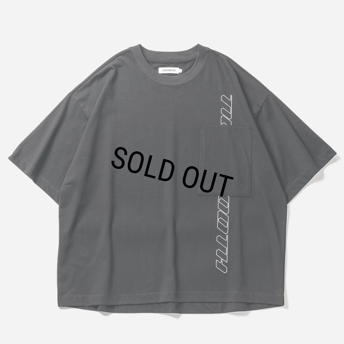 画像1: 【30%OFF】TIGHTBOOTH/STRAIGHT UP T-SHIRT（Black）［プリントポケT-24夏］ (1)