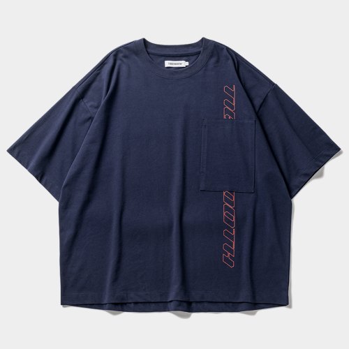 他の写真1: 【30%OFF】TIGHTBOOTH/STRAIGHT UP T-SHIRT（Navy）［プリントポケT-24夏］