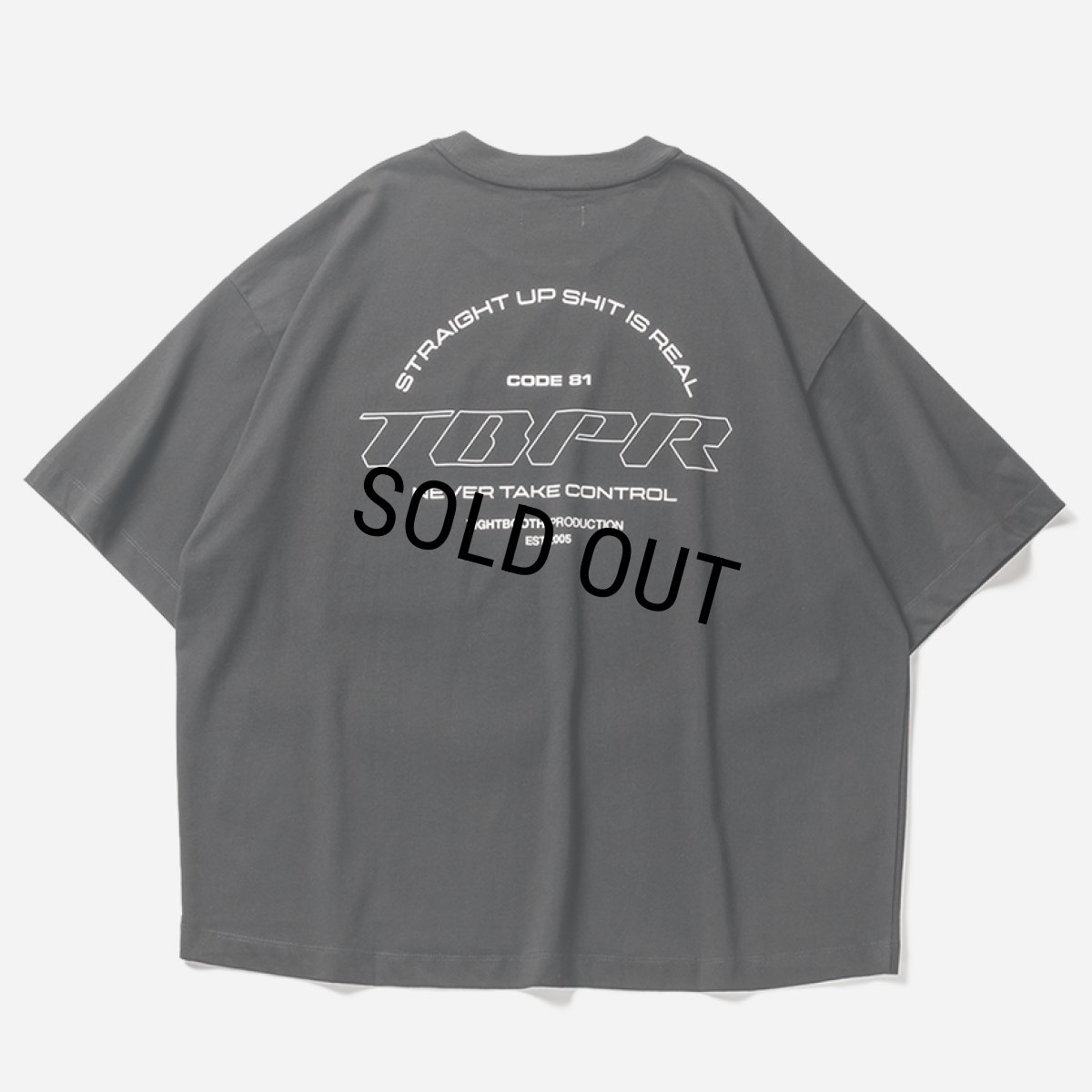 画像2: 【30%OFF】TIGHTBOOTH/STRAIGHT UP T-SHIRT（Black）［プリントポケT-24夏］ (2)