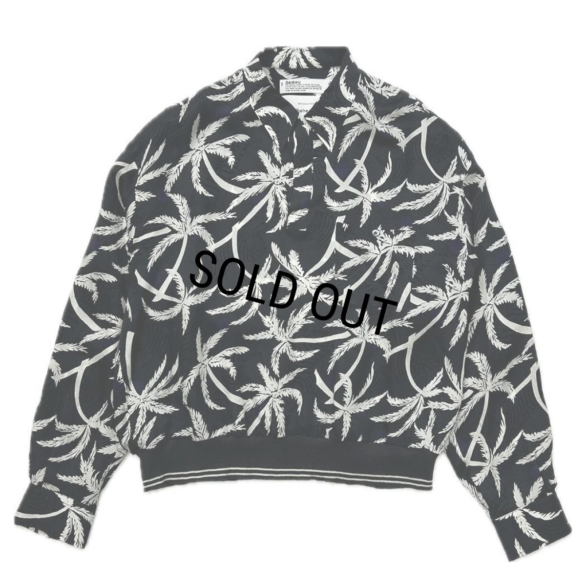 画像1: 【30%OFF】DAIRIKU/Jungle L-S Rib Shirt（Black）［ジャングルリブシャツ-24秋冬］ (1)