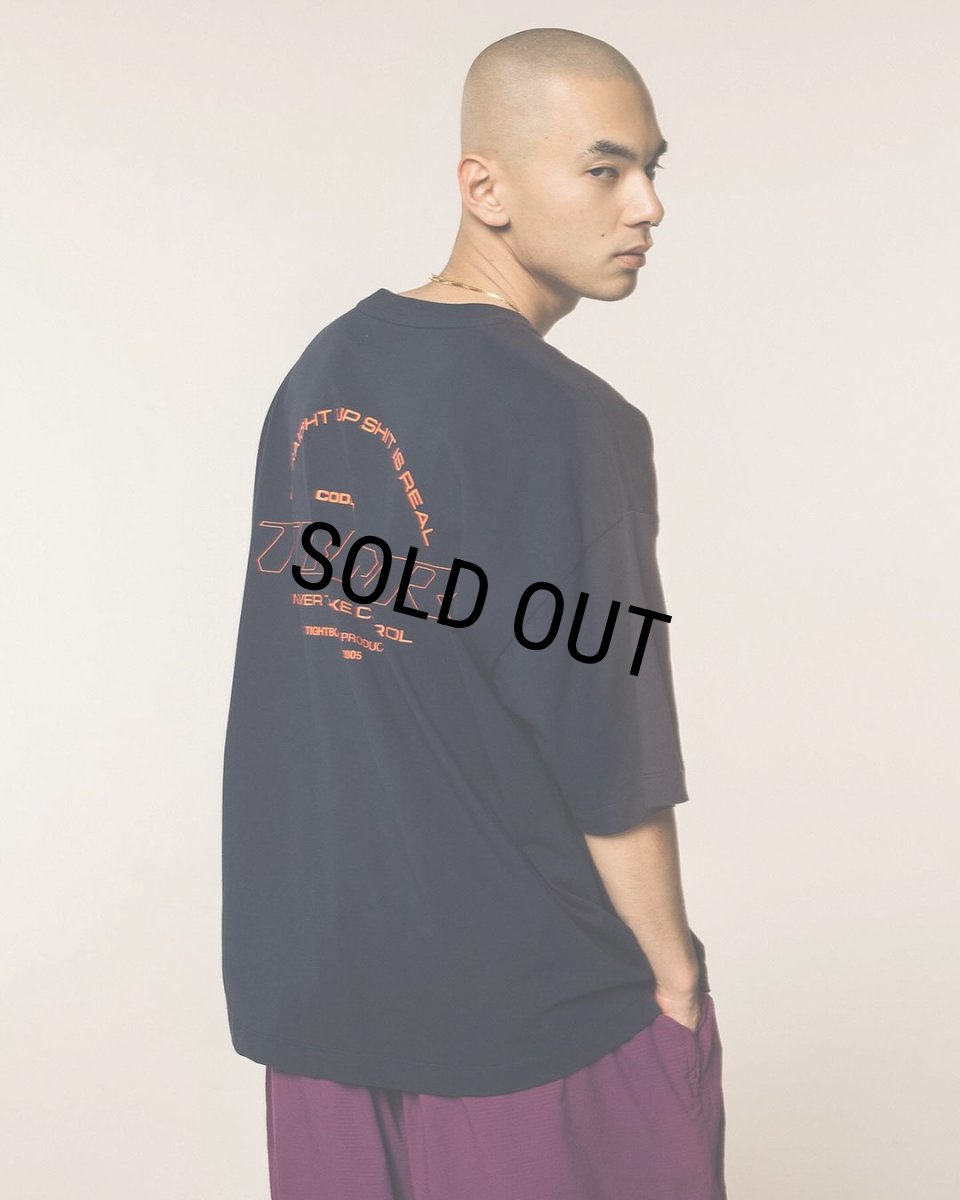 画像9: 【30%OFF】TIGHTBOOTH/STRAIGHT UP T-SHIRT（Navy）［プリントポケT-24夏］ (9)