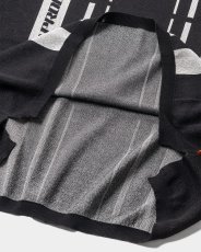 画像7: TIGHTBOOTH/STRIPE KNIT OPEN POLO（Black）［ニットオープンポロ-24夏］ (7)