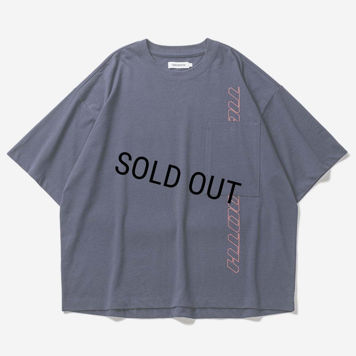 画像1: 【30%OFF】TIGHTBOOTH/STRAIGHT UP T-SHIRT（Navy）［プリントポケT-24夏］ (1)